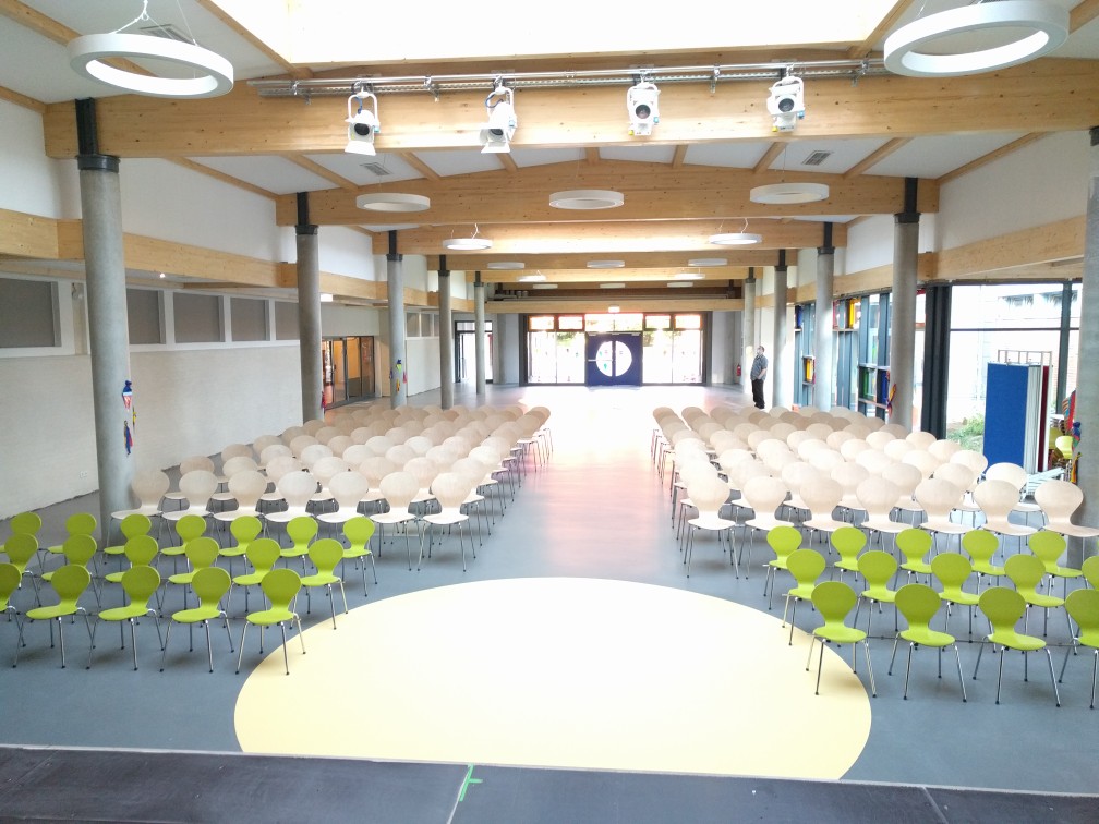 Aquarium Blick von der Bühne
